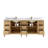 84'' Double Bathroom Vanity with Quartz Top-86798782-90698577