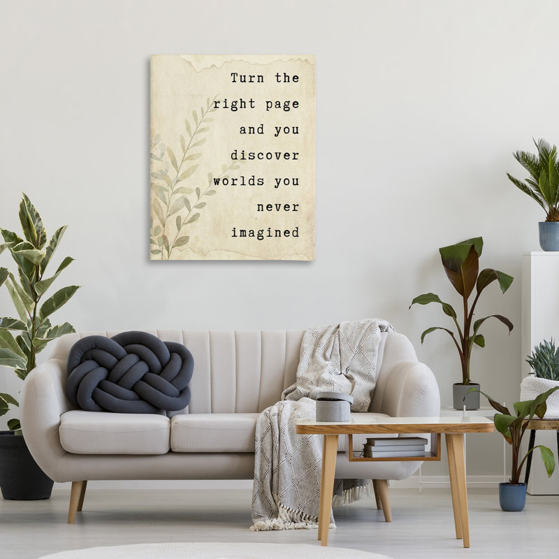 «Literary Wonders», toile par Julia Frost, H 40 po x l 30 po