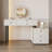 Makeup Vanity with Light mirror,6 drawers,Power Outlet