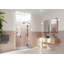 Stellar 53.25 in. x 78 in. Fully Frameless 3 Panel Inline Hinge Shower Door-334074290