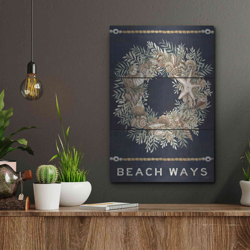 «Beach Ways» par Cindy Jacobs, H 16 po x l 12 po