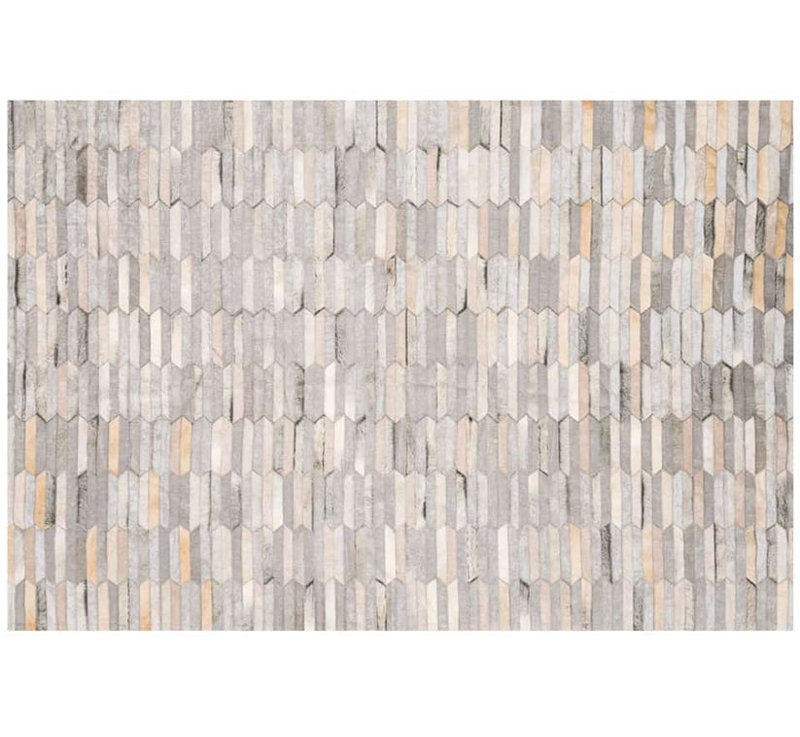 Art Hide Cowhide Area Rug in Gray, Rectangle 9' x 12'