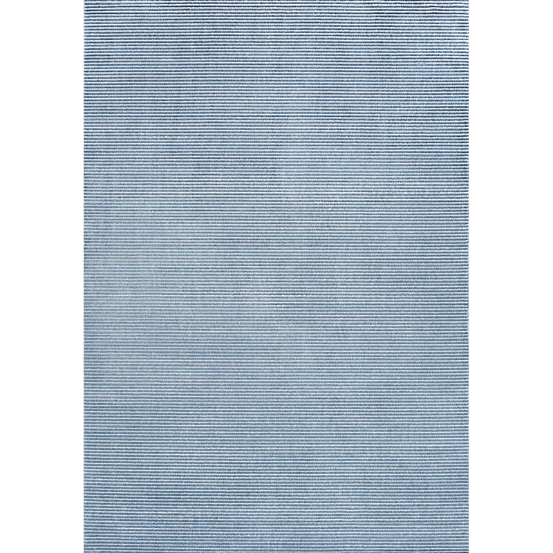 Tapis bleu / blanc Wolcott, Rectangle 7 pi 9 po x 10 pi