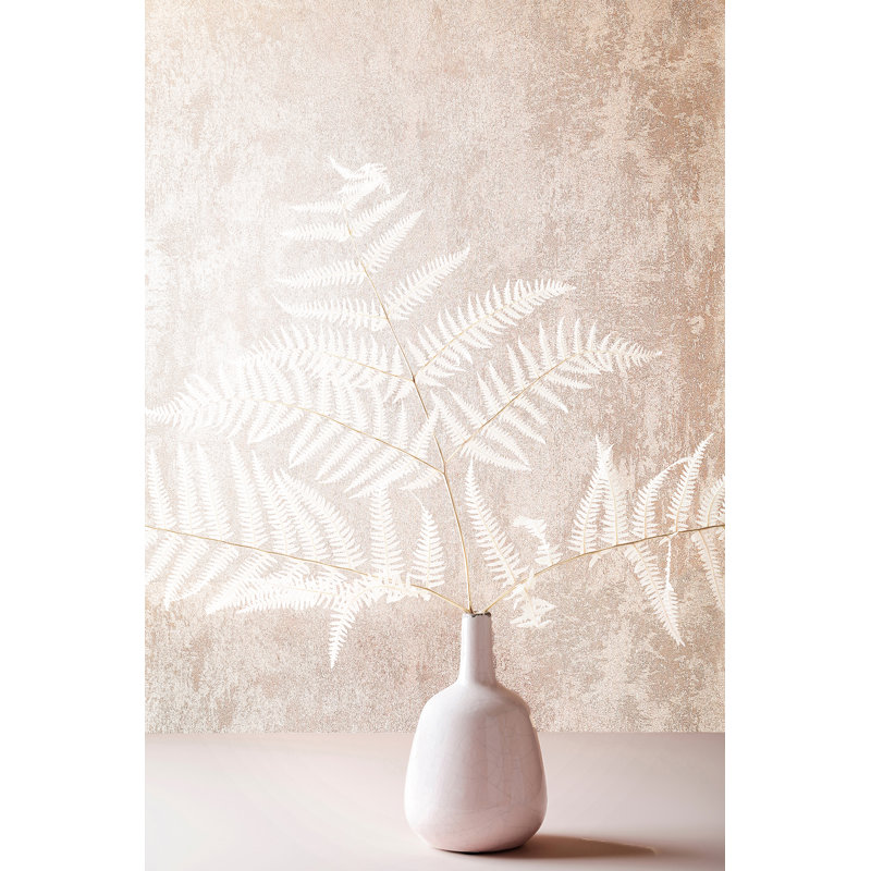 Textures Collection Structure Texture Sheen Finish Wallpaper Roll, Rose