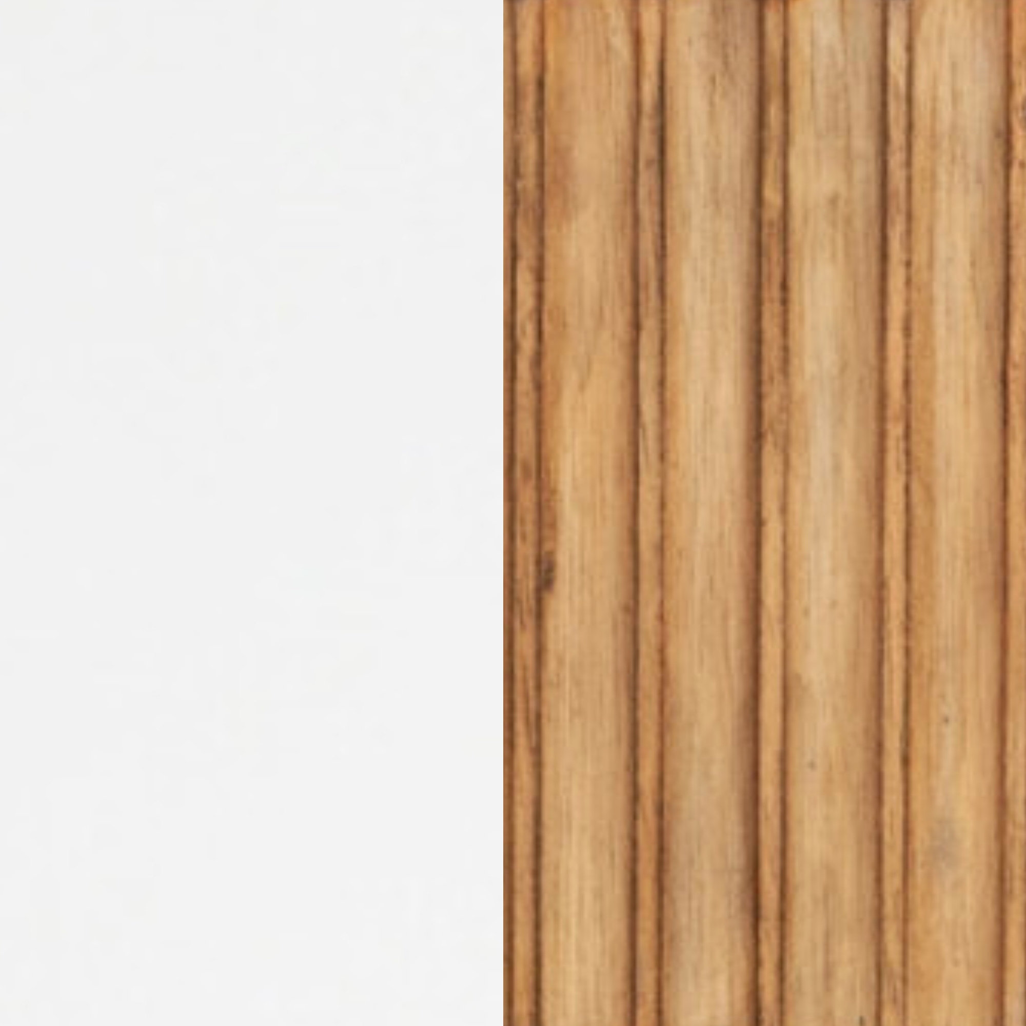 Larsen Desk, White/Natural