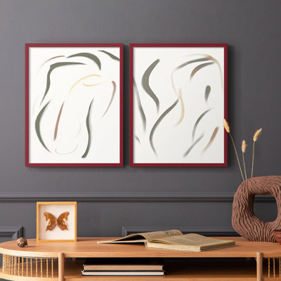 Série ABSTRACT DCCDX - reproduction encadrée de qualité supérieure - prête à être accrochée - aucun clou requis - aucun clou requis