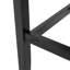 Tabouret 30 "en tissu avec structure en bois massif [ENSEMBLE DE 2 PCS]
