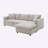 Khiyan Upholstered L-Shaped Sectional Reversible-1252511338