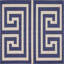 Tapis crème / bleu marine Barreto-944713546