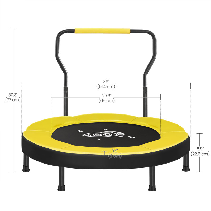 LEDREM ft Round Backyard Trampoline