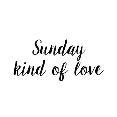 " Sunday "