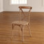 Chaise d'appoint en bois massif-6007905