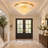 32" Modern 13 - Lights Crystal Flush Mount Lighting Dimmable