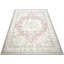 Tapis unique en laine noué à la main de style années 1960 de 7 pi 1 po x 10 pi 11 po rouge foncé / noir / ivoire