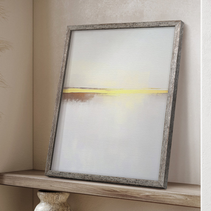 ABSTRACT Series DCC, reproduction encadrée - bois massif, H 11 po x l 9 po
