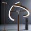 Lampe sur pied moderne à DEL avec télécommande - lumière continue à intensité variable, température de couleur réglable de 3000 K à 6000 K, éclairage à énergie efficace de 22 W pour le salon, la chambre à coucher et le bureau-1783788407-1783788406