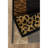 Tribes Black  Striking Animal Print Runner Rug-1031090045