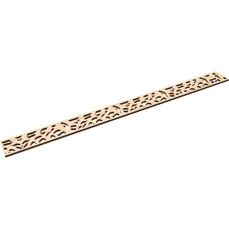 Moulure Manton, H 4 po x l 46,375 po x P 0,375 po, Bouleau