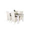 Jayesh 4 - Person Patio Dining Set with Extendable Rectangular Table , Cushions Included-355429216-355429217