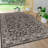 Hagerman Vintage Filigree Textured Weave Black/Gray Indoor/Outdoor Rug-2146842707