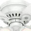 Ventilateur de plafond encastré à 5 pales de 46 po avec chaînette et ensemble d'éclairage inclus Hatherton-23681174