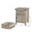 Farmhouse Nightstand With Charging Station-1590022374