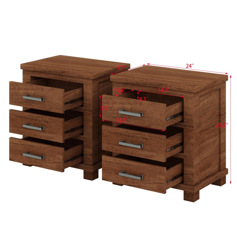 Rustic Three Drawer Reclaimed