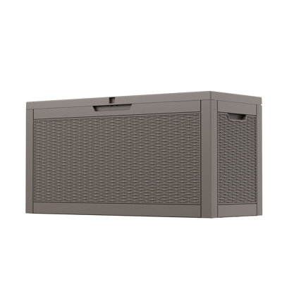 Boîte de rangement en résine imperméable et verrouillable