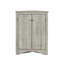 Armoire de rangement triangulaire en chêne avec tablettes réglables, armoire de plancher autoportante pour la cuisine à domicile, maximisant l'espace et l'organisation-820767512