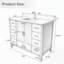 Meuble-lavabo moderne en bois massif avec lavabo, plateau en quartz, portes à fermeture en douceur et tiroirs spacieux-1457392201