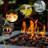 Denina Square Metal Propane Smokeless Fire Pit with Lid