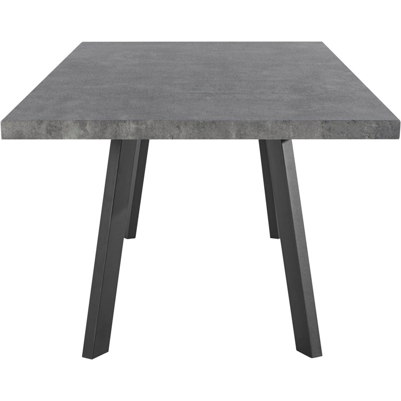Jaheim Metal Base Dining Table, H76 x L160 x W90cm