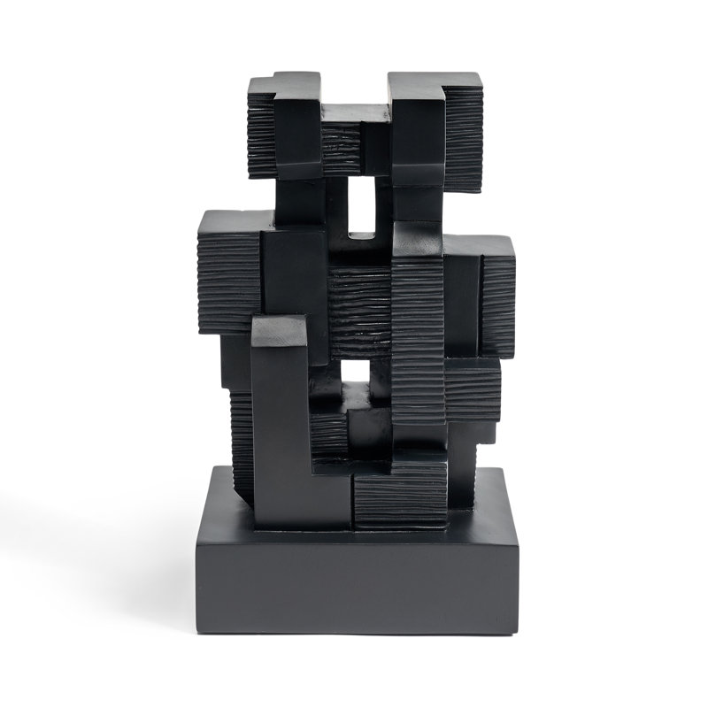 Objects Block Sculpture