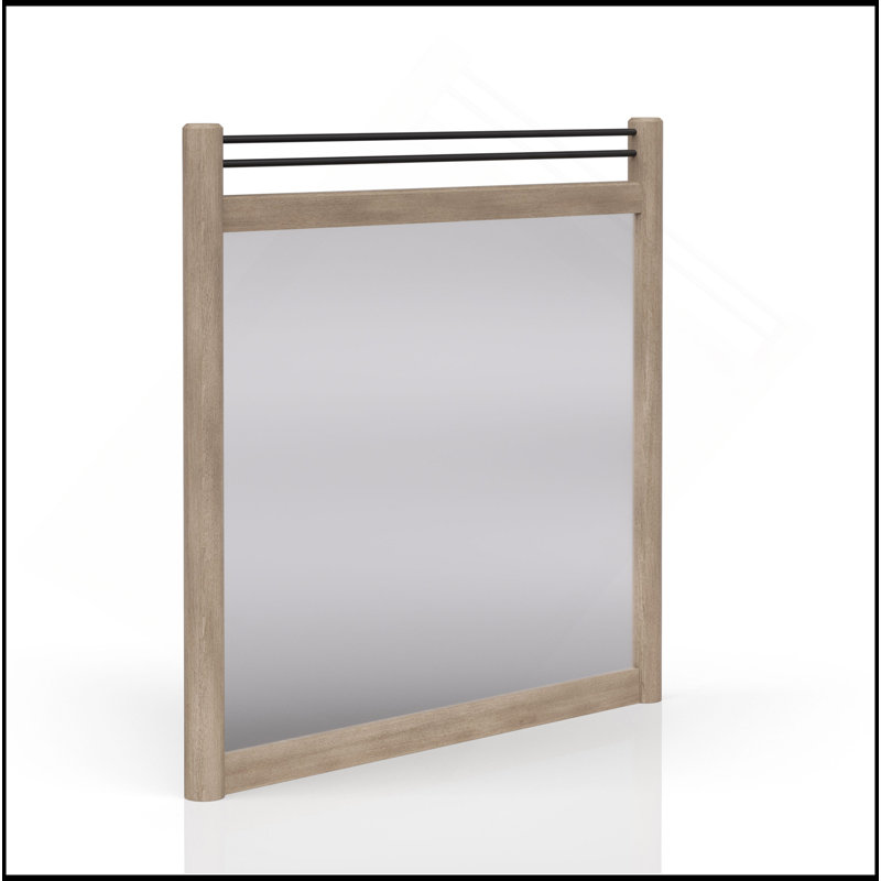 Miroir à affiche couleur sable