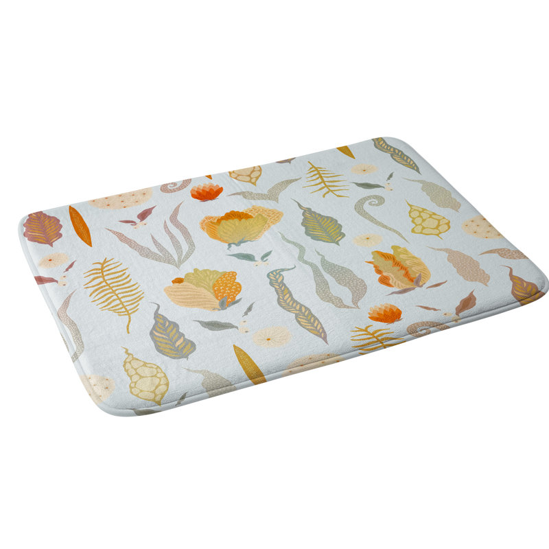 Tapis pour salle de bain de jardin abolina blanche iveta