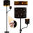 Teejay 70'' Black Tree Floor Lamp