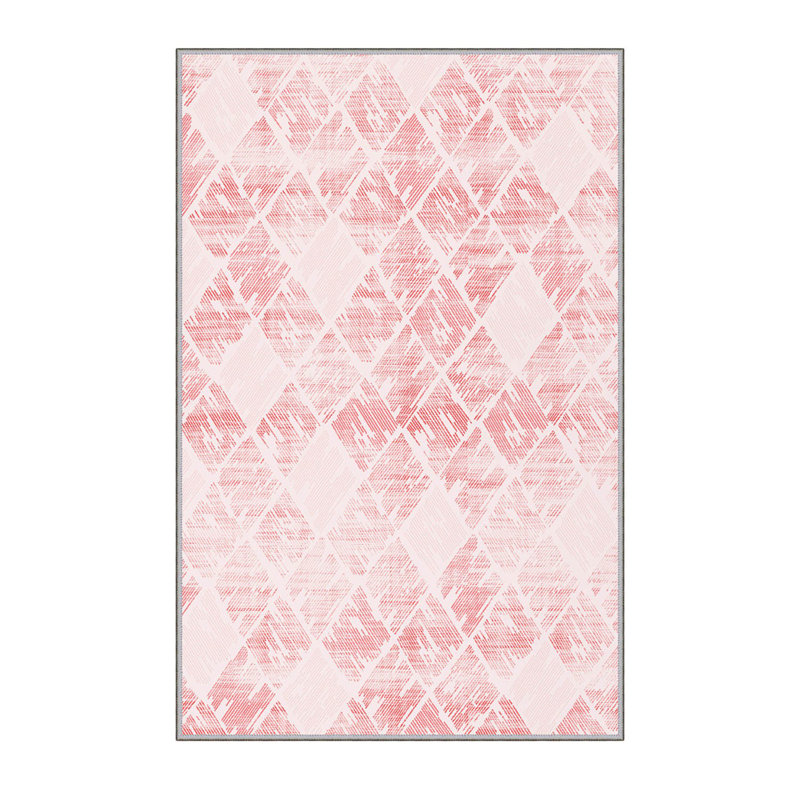 Antibacterial Woven Carpet (3D Digital Print) 4.0 x 5.9 Feet, 100% Polyester, Pile Height: 0.3 Inches | PVC Felt Dot Non-Slip Underside, Machine Washable, Perfect for Living Room & Bedroom Decor