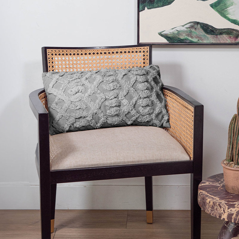  Throw Pillow, Gray