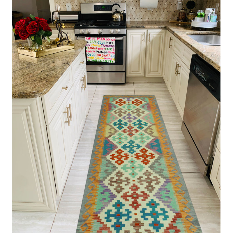 Bobbee Wool Geometric Indoor Rug