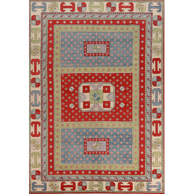 Tapis géométrique Kazak 9x12