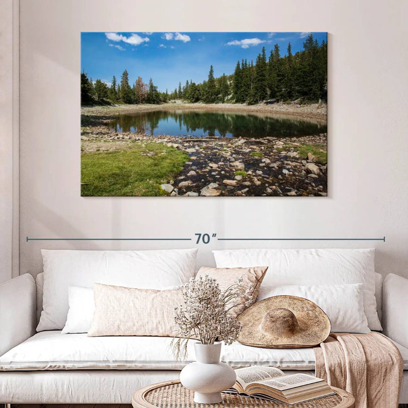 Paysage du Grand Bassin, 32" H x 48" W