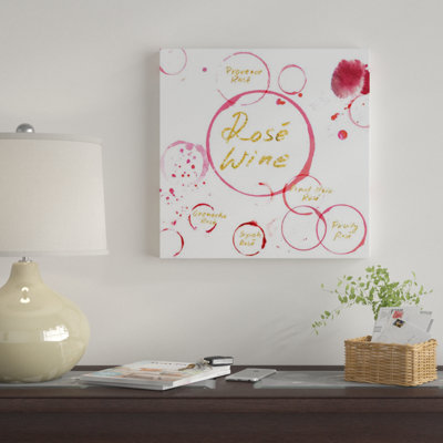 «Rose Wine», impression sur toile