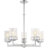 Nailwell 5 - Light Steel Dimmable Classic / Traditional Chandelier-100090160-27063584