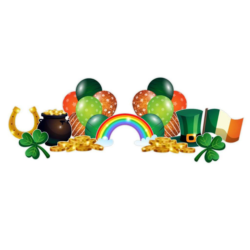 Ensemble de 11 panneaux pour la fête de la Saint-Patrick