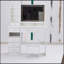 Versatile Large Desktop Vanity Table with LED Mirror and High Capacity Storage