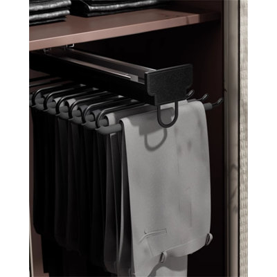 Toptrack Single-Row Pull-Out Pants Rack
