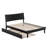 Phoenix Wood Platform Bed with Trundle-891028856-891028857