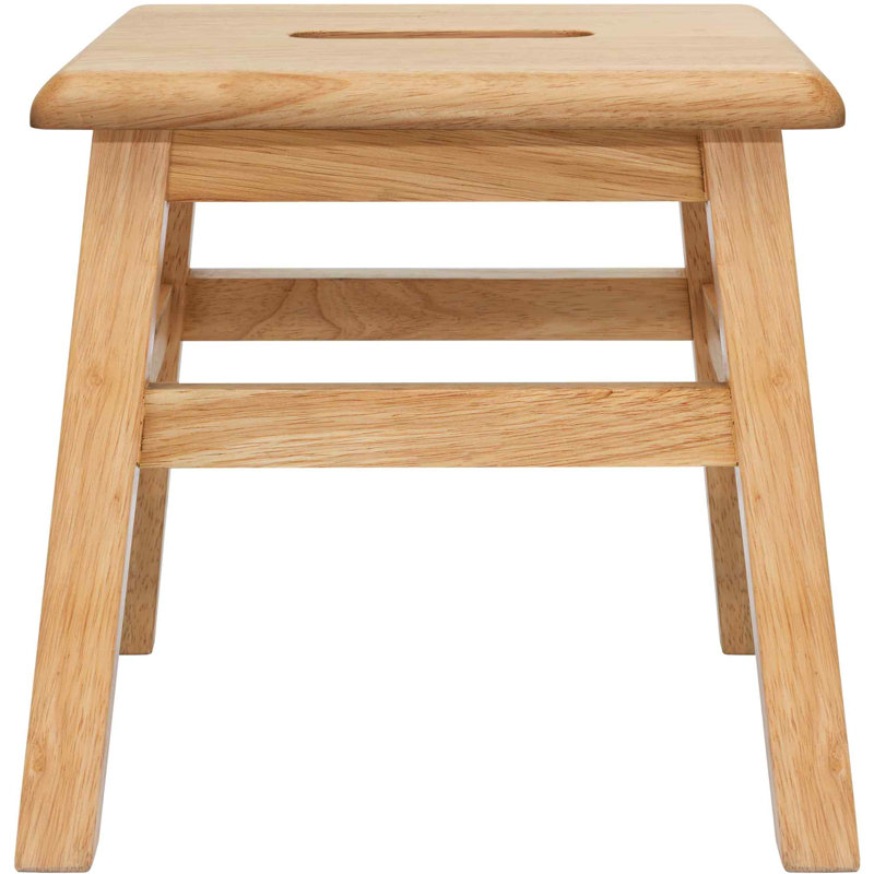 Escabeau léger en bois franc massif à 1 marche de 12,25 po pour adultes et enfants avec capacité de 200 lb Blount, naturel, 1