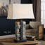 Lampe de table en pierre 28 po Pauletta