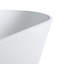 Baignoire de trempage autoportante à surface solide pour salle de bain